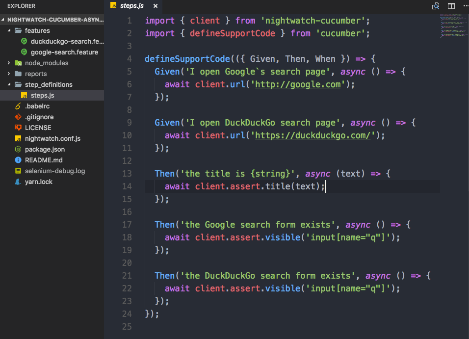 screenshots-cucumber-code-session